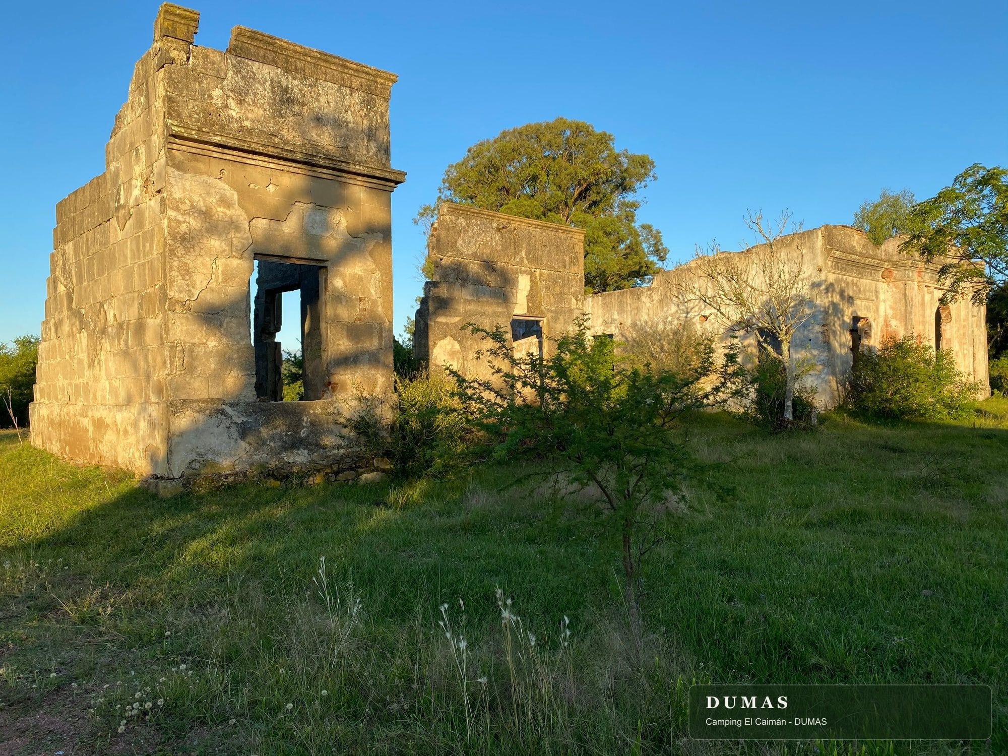 Ruinas de la antigua Aduana de Paso Centurión